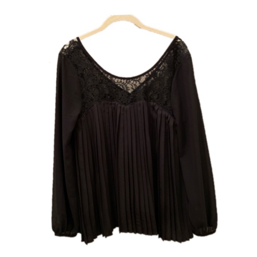 Black Lace Blouse